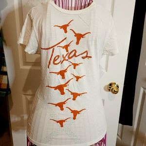 EUC! My U - Texas Longhorns Ladies White Elemental T-shirt- Size L (runs small)
